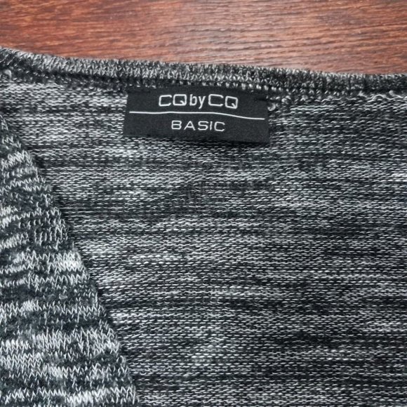 CQ By CQ Basic Long Sleeve Open Front Pullover Cardigan Black Women's Large - Picture 6 of 10